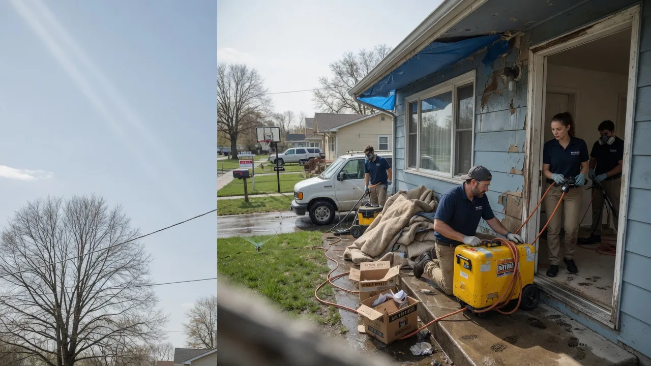 Basement Flood Cleanup in Odell, IL near me
